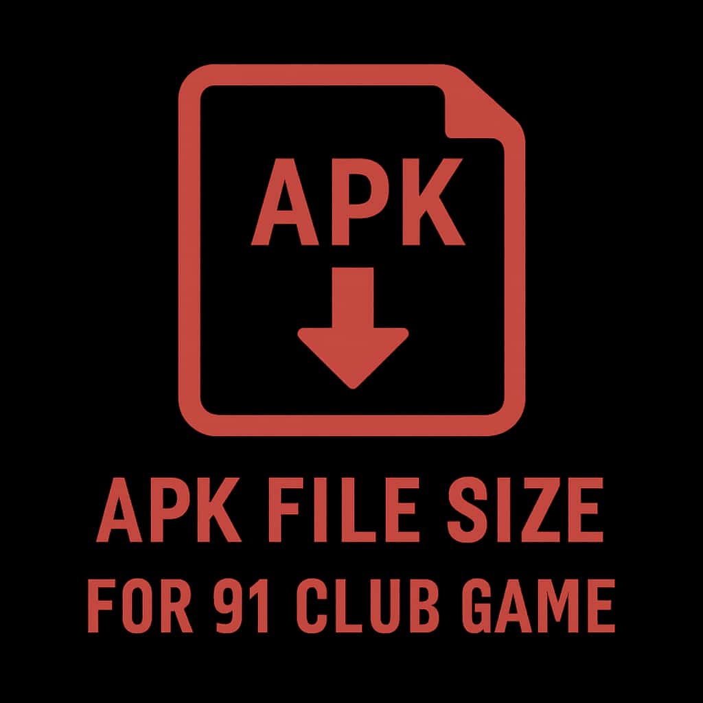 Icon representing APK File Size for 91 Club Game.
