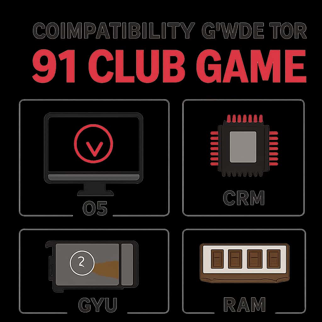 Diagram illustrating the Compatibility Guide for 91 Club Game.