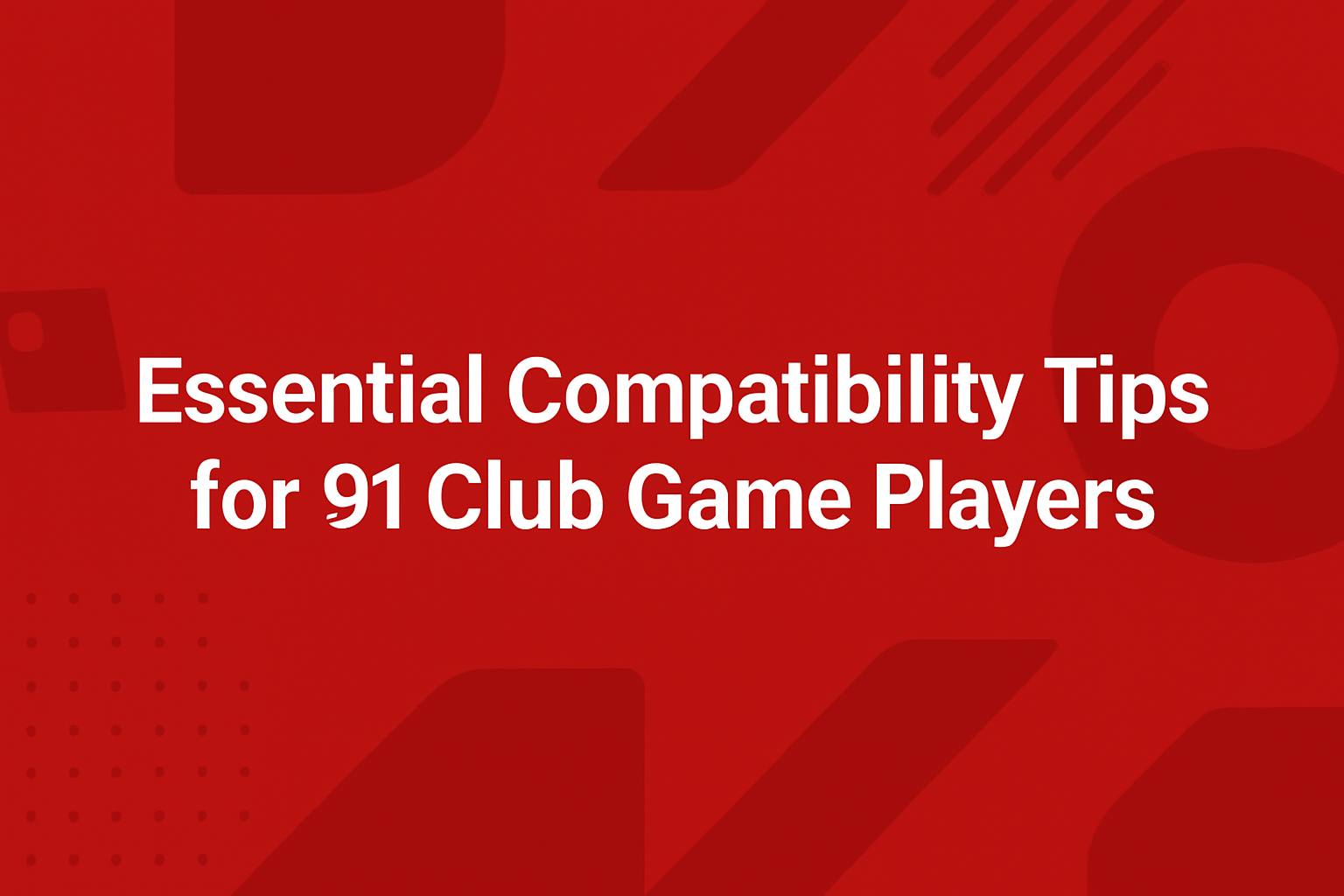 An informative graphic depicting the update process for the 91 Club Game.