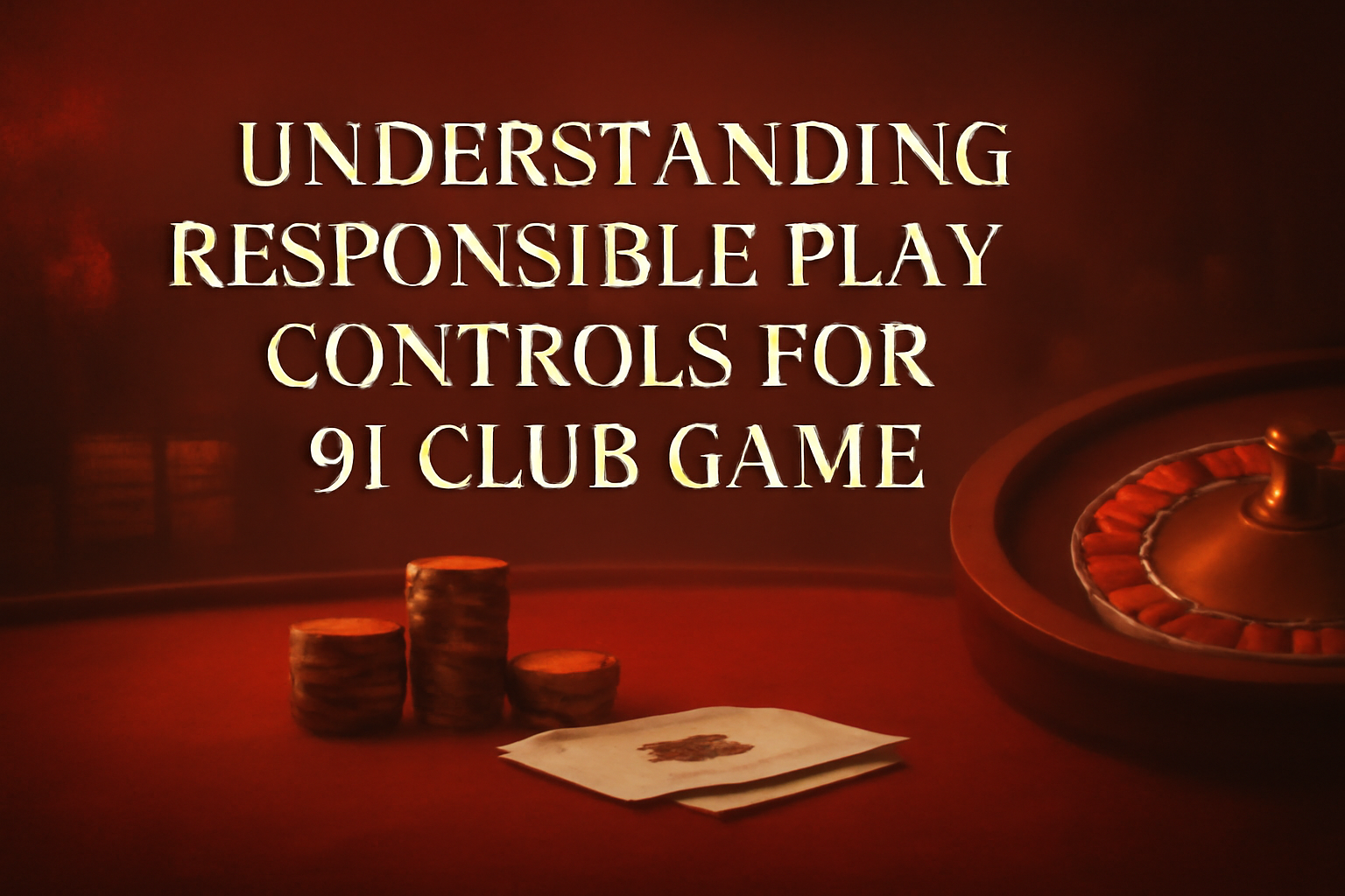 Informational scene about 91 Club Game updates, featuring clear text.