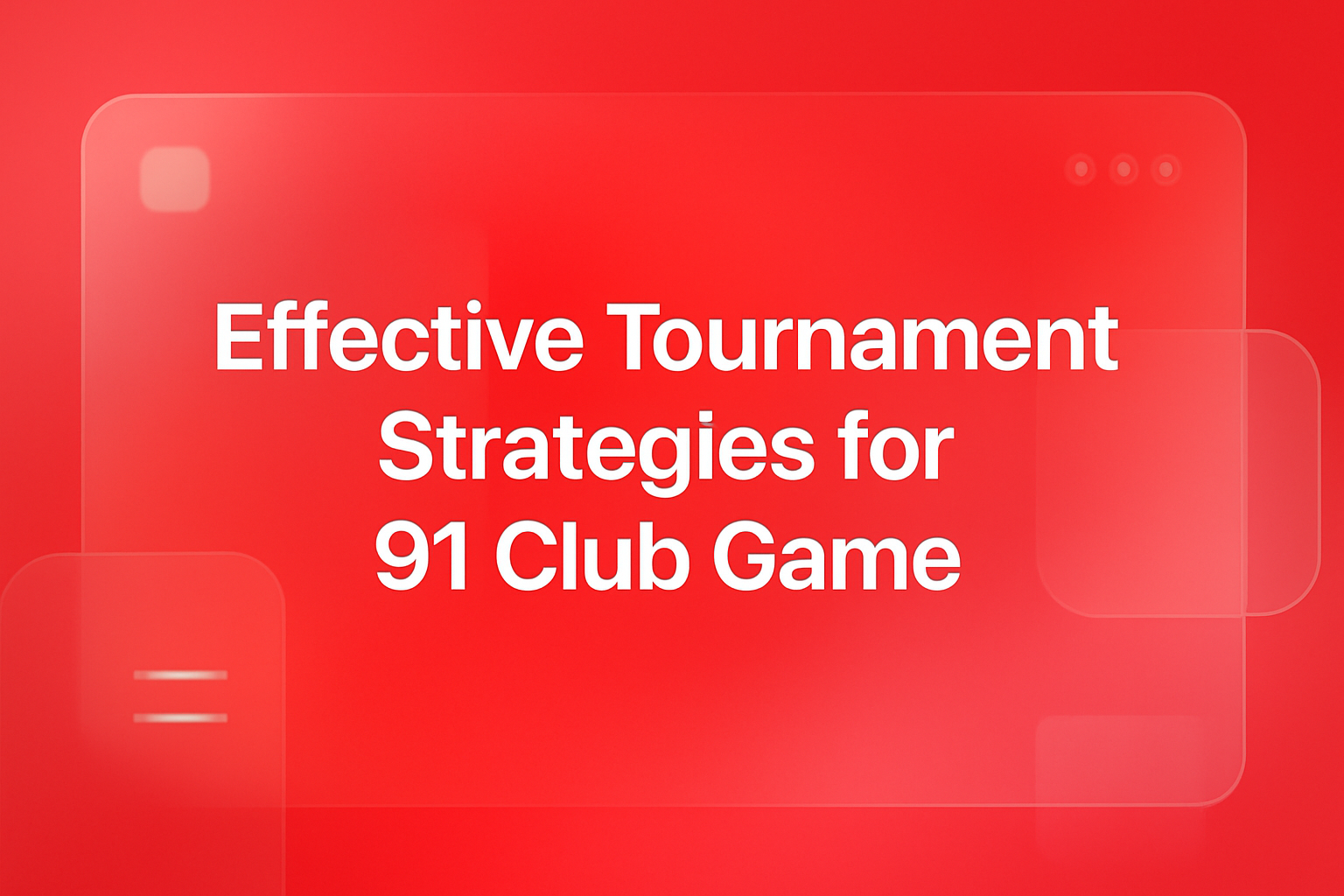 Informational scene about 91 Club Game updates, featuring clear text.