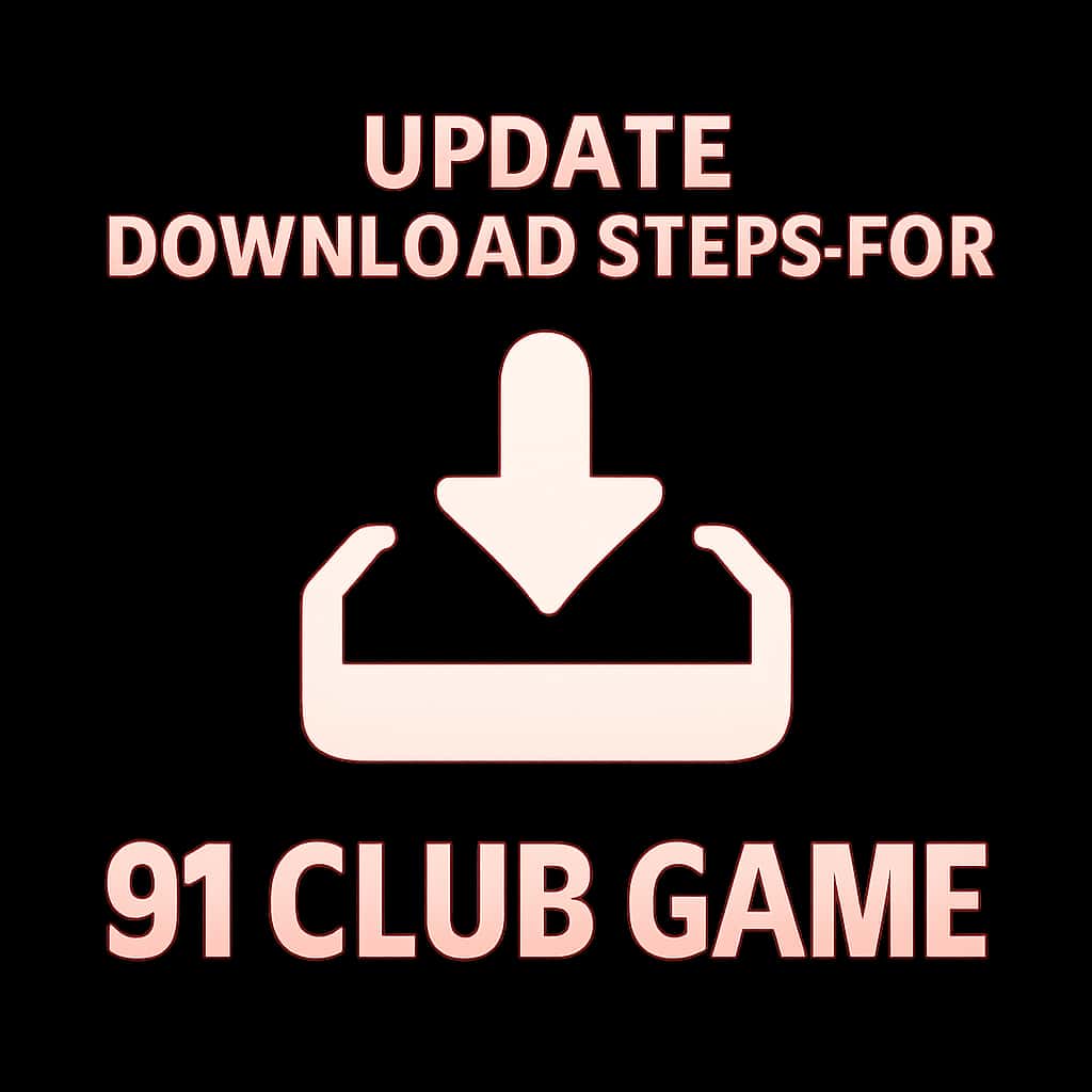 Icon representing the update download steps for the 91 Club Game.