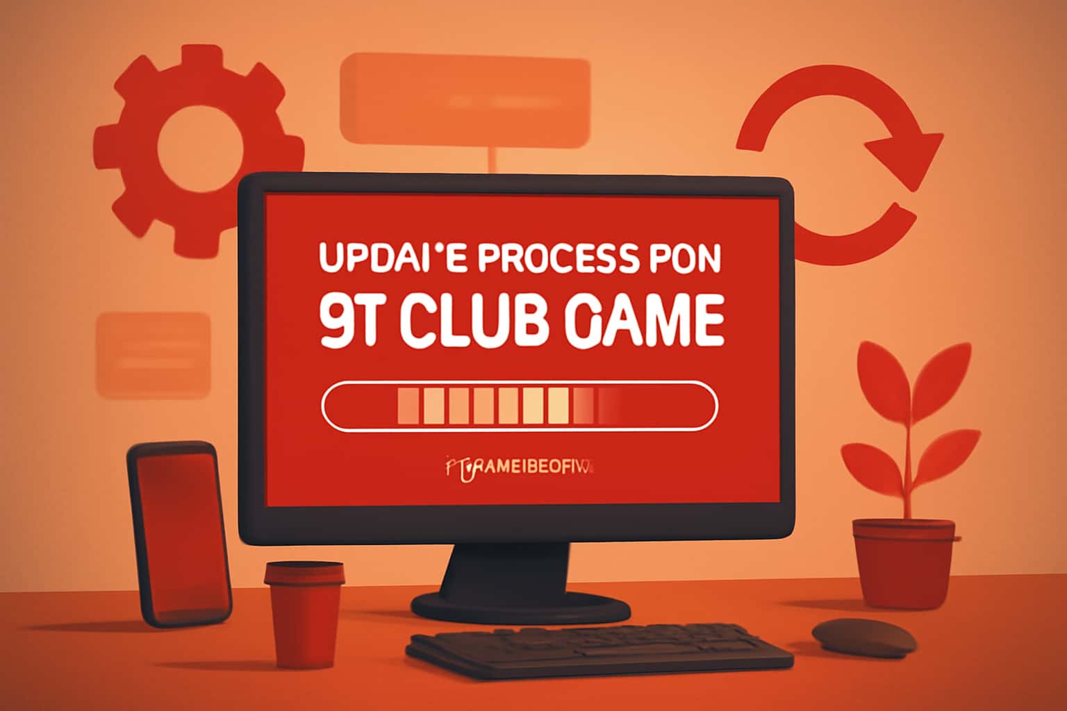 An informative graphic depicting the update process for the 91 Club Game.