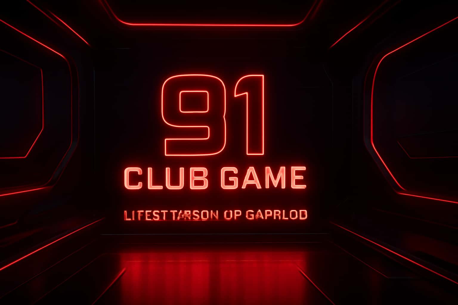 Futuristic gaming background with neon accents.