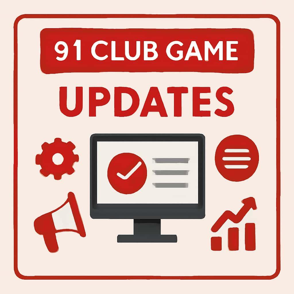 Illustration explaining section topics related to 91 Club Game Updates.